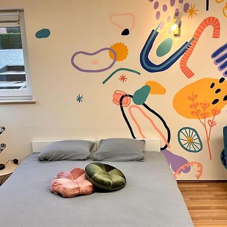 La Fresque D'Heloise - Appartement 1 Chambre 2 Lits Doubles Péruwelz Εξωτερικό φωτογραφία